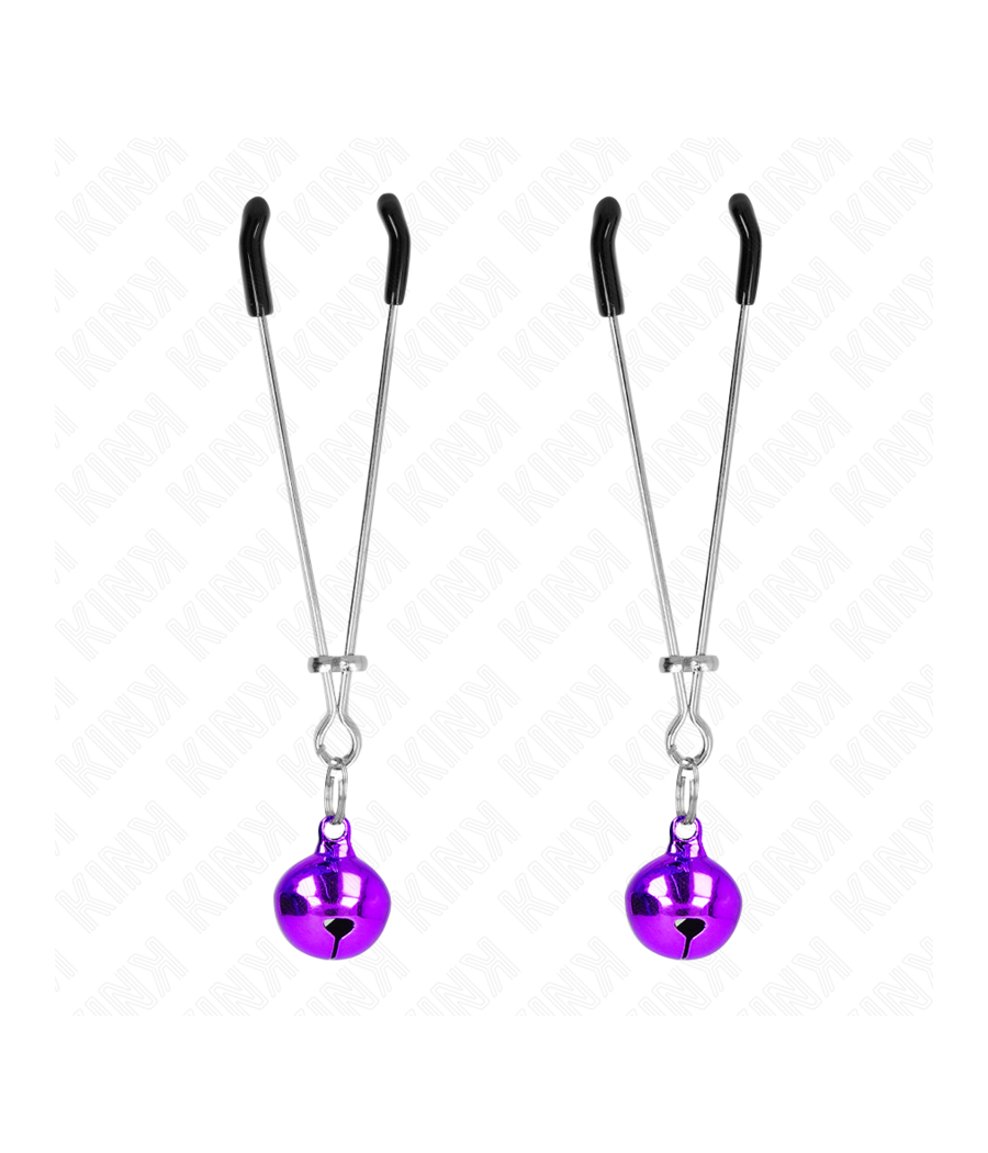 KINK - PINZE PER CAPEZZOLI A CAMPANA SOTTILE VIOLA 7 CM