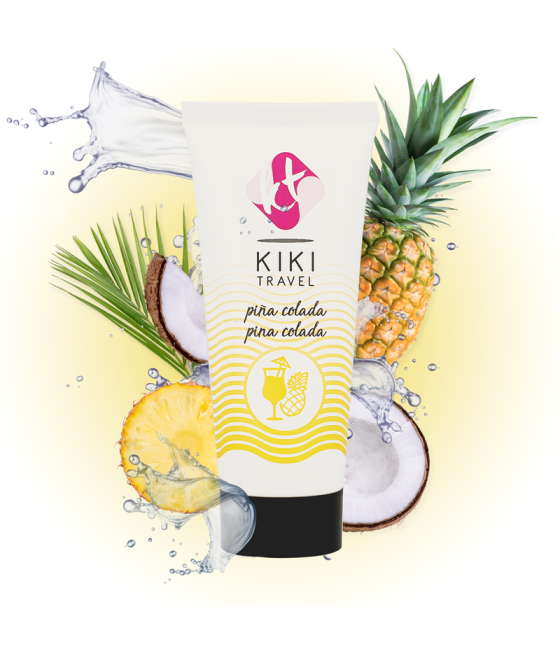 KIKÍ TRAVEL - LUBRICANTE SABOR A PIÑA COLADA 50 ML