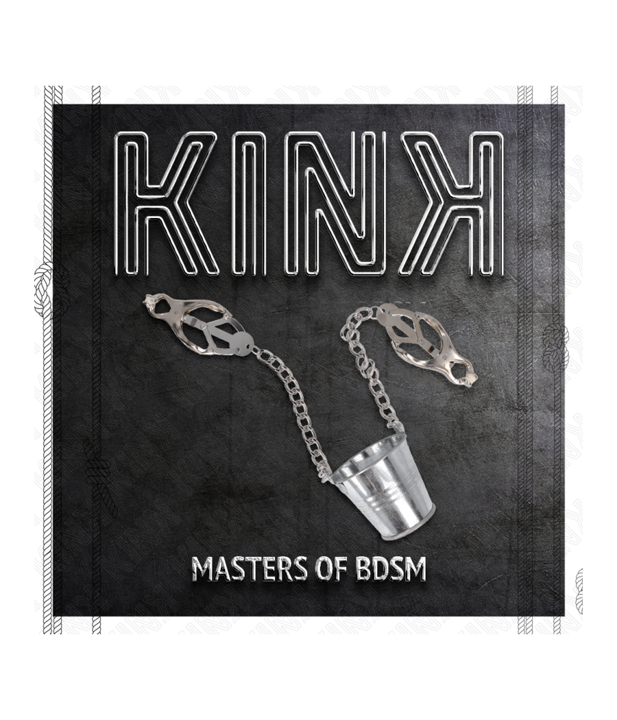 KINK - PINCES À METELIER AVEC SEAU ARGENT