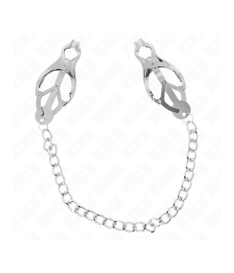KINK - PINZE PER CAPEZZOLI TRIFOGLIO GIAPPONESE CON CATENA ARGENTO 30 CM