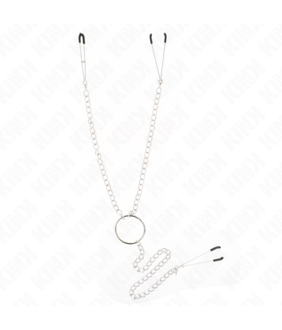 KINK - TRIPLE NIPPLE AND CLIT CLAMPS WITH CHAIN MODEL 1