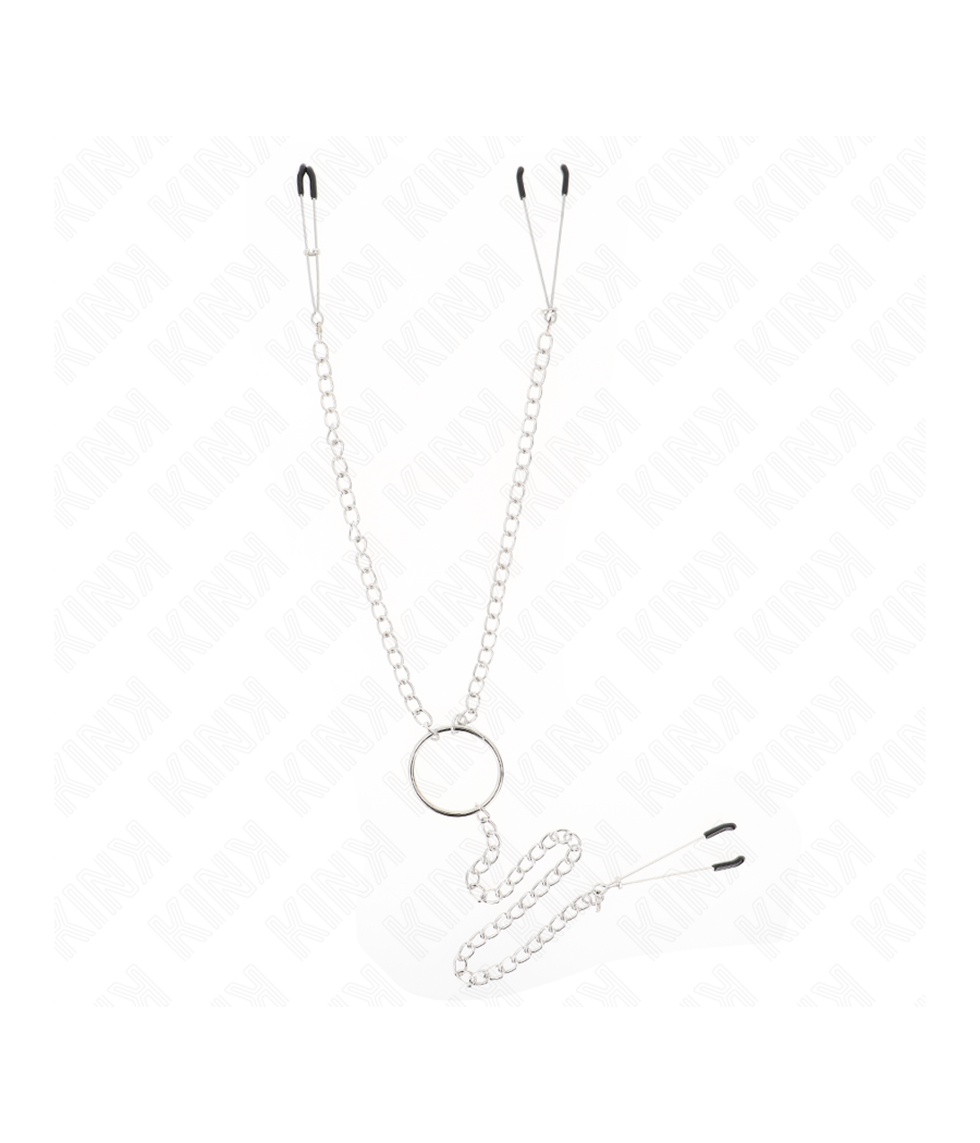 KINK - TRIPLE NIPPLE AND CLIT CLAMPS WITH CHAIN MODEL 1