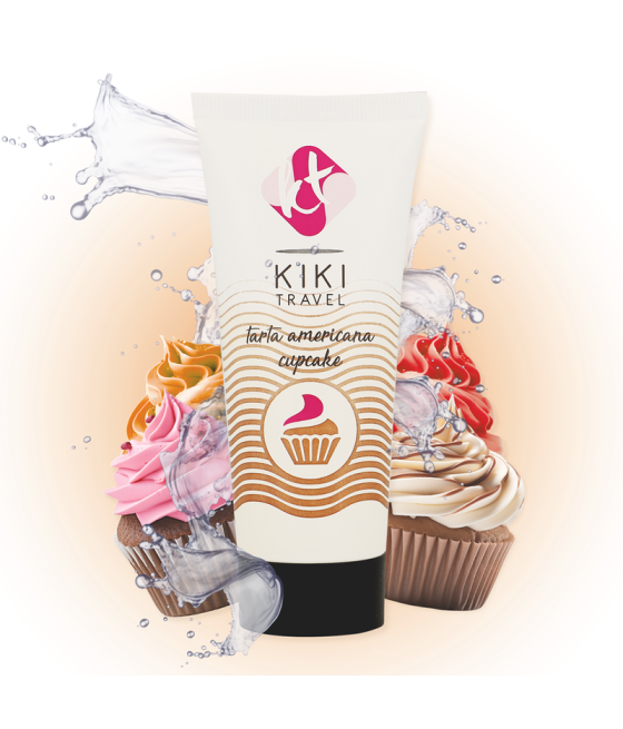 KIKÍ TRAVEL - GEL DESLIZANTE SABOR A TARTA AMERICANA CUPCAKE 50 ML