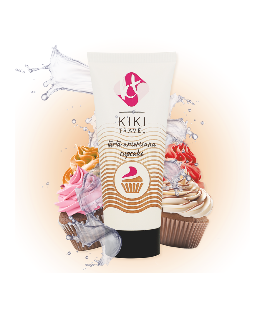 KIKÍ TRAVEL - GEL DESLIZANTE SABOR A TARTA AMERICANA CUPCAKE 50 ML