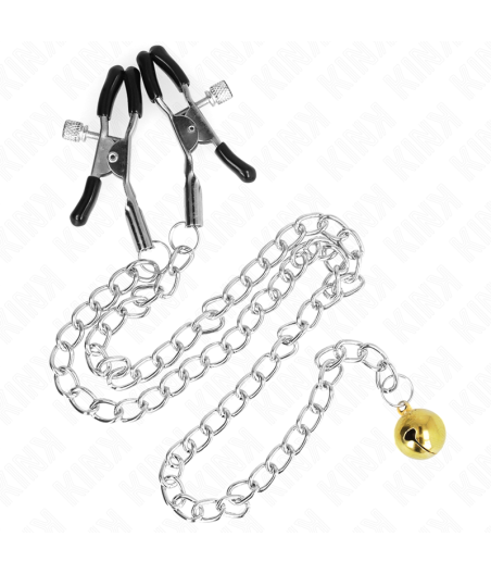 KINK - PINCES À METELIER CHAÎNE AVEC CLOCHE 30 CM