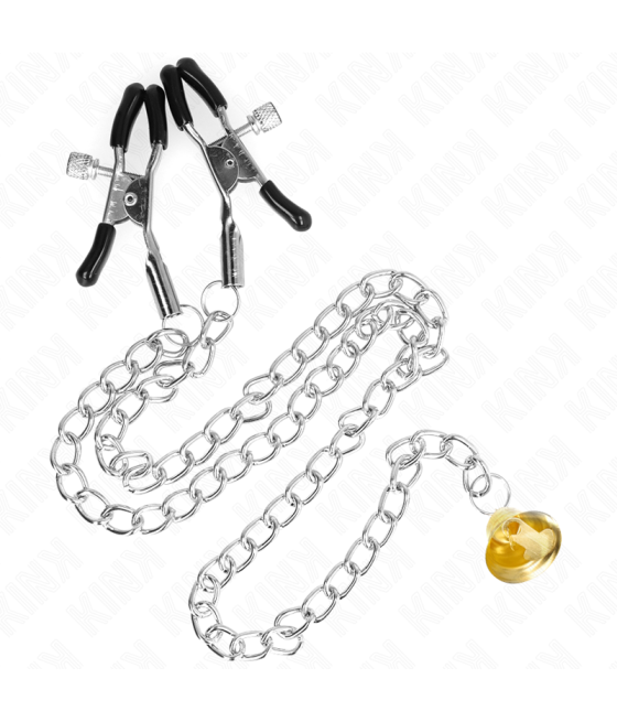 KINK - PINÇAS DE CORRENTE COM PINGENTE DE CHIFRE 30 CM
