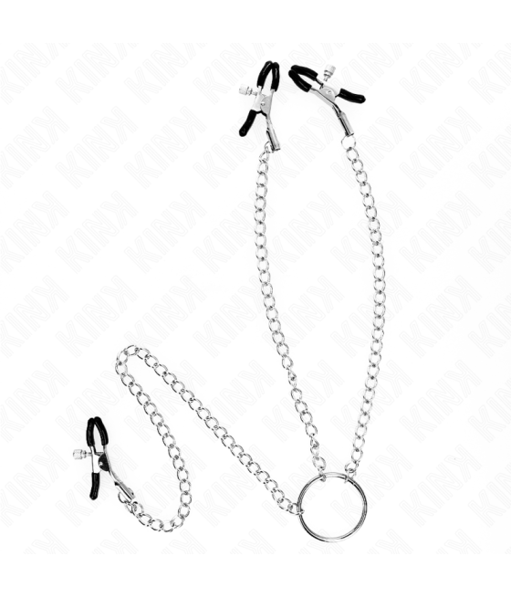 KINK - DREIFACH NIPPEL- UND KLITZISKLEMMEN MIT KETTE MODELL 0