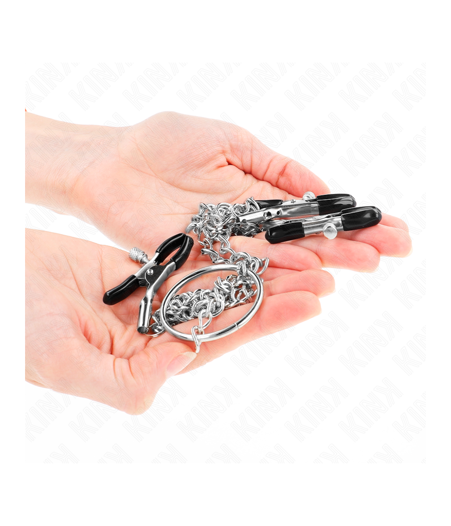 KINK - TRIPLE NIPPLE AND CLIT CLAMPS WITH CHAIN MODEL 0