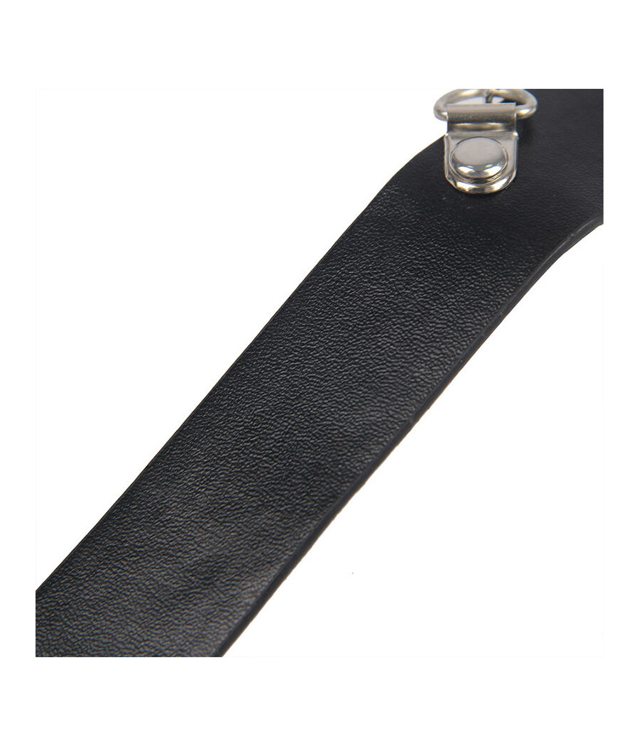 SUBBLIME - 953720 BONDAGE LEATHER STRAP BREAST CLAMPS BLACK ONE SIZE