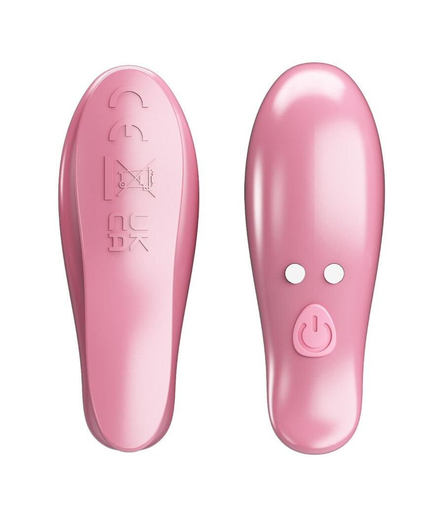 PRETTY LOVE - PINCES À TÉTONS CAILEY 10 VIBRATIONS TÉLÉCOMMANDE ROSE