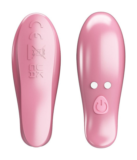 PRETTY LOVE - PINCES À TÉTONS CAILEY 10 VIBRATIONS TÉLÉCOMMANDE ROSE