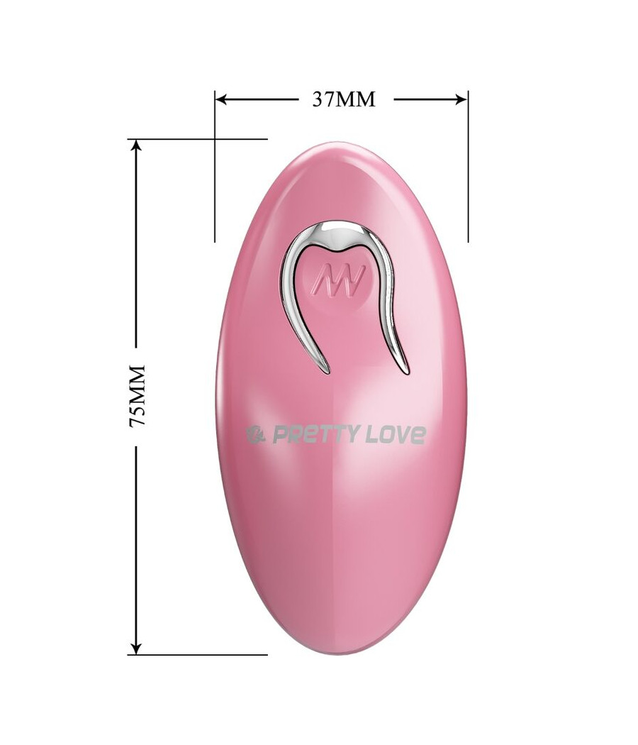 PRETTY LOVE - PINCES À TÉTONS CAILEY 10 VIBRATIONS TÉLÉCOMMANDE ROSE