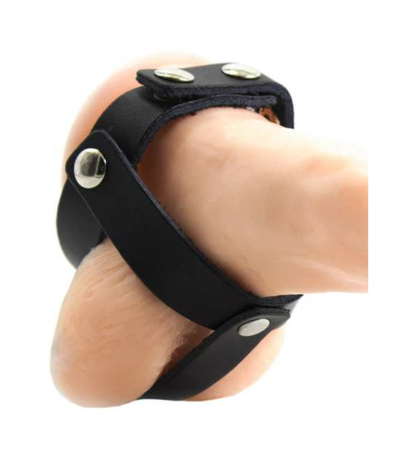 CAGE À BALLES EN CUIR OHMAMA FETISH