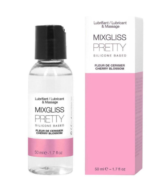 MIXGLISS - LUBRIFICANTE AL SILICONE PRETTY FIORE DI CILIEGIO 50 ML