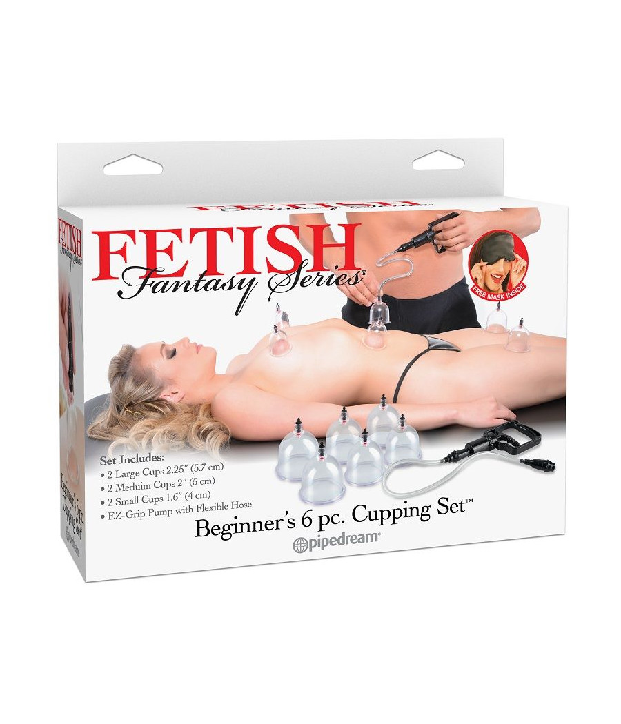 FETISH FANTASY SERIES - ENSEMBLE DE VENTOUSES 6 PIÈCES