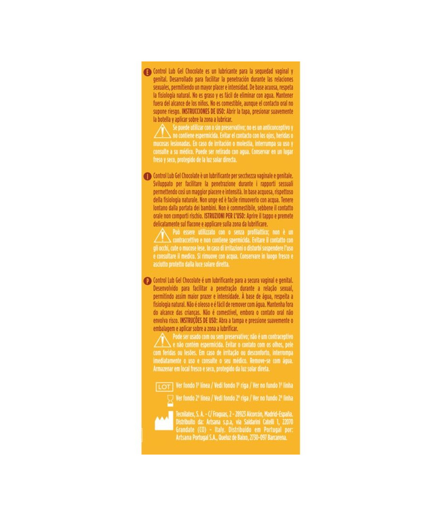 CONTROL - LUB SCHOKOLADEN-SCHMIERGEL 75 ML