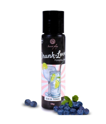 SECRETPLAY - BÊBADO NO AMOR LUBRIFICANTE GIN&TONIC 60 ML