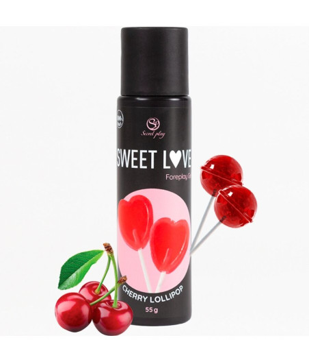 SECRETPLAY - GEL  CHERRY LOLLIPOP DOCE AMOR 60 ML
