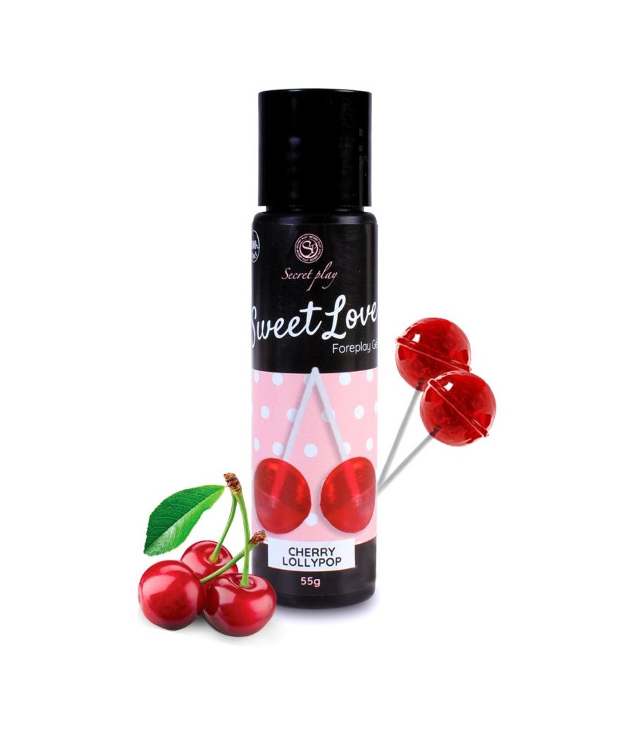 SECRETPLAY - GEL  CHERRY LOLLIPOP DOCE AMOR 60 ML