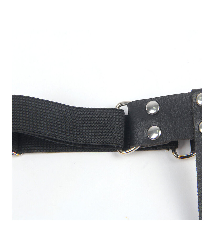 SUBBLIME - 953744 LIGA PUNK DE CUERO AJUSTABLE NEGRO TALLA ÚNICA