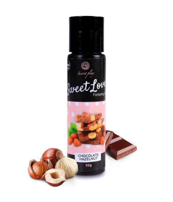 SECRETPLAY - GEL SWEET LOVE SCHOKOLADE MIT HASELNUSS 60 ML