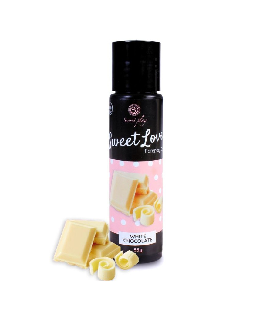 SECRETPLAY - GEL SWEET LOVE CHOCOLAT BLANC 60 ML