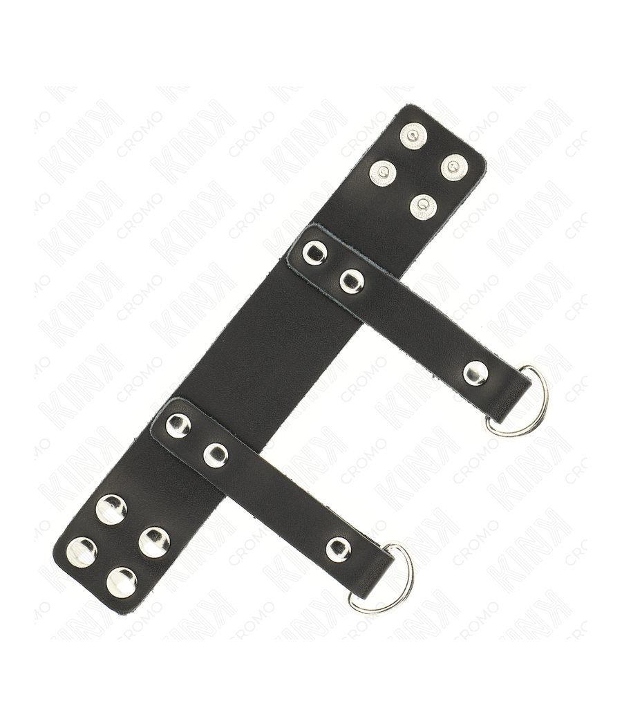 KINK - ANELLO PER PENE CON ANELLI A FORMA DI "D" 18,5 X 3,3 CM