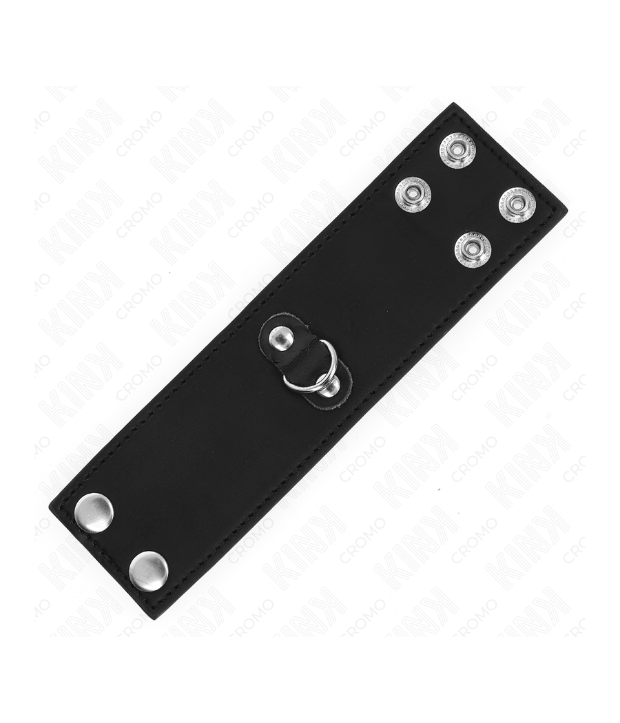 KINK - ANILLO PENE CUERO CON CIERRE A PRESIÓN 18 X 5 CM