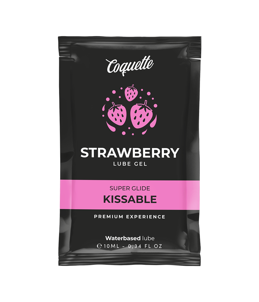 COQUETTE COSMETICS - LUBRIFIANT KISSABLE BASE DEAU DE FRAISE POCHE 10 ML