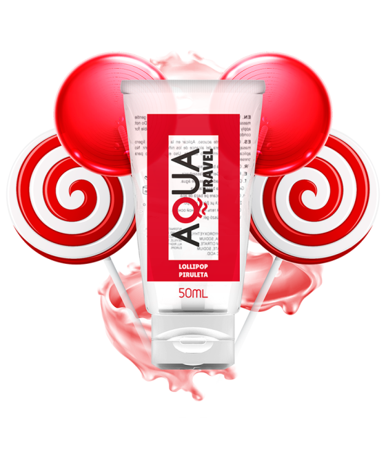 AQUA TRAVEL - LOLLIPOP FLAVOUR SCHMIERMITTEL AUF WASSERBASIS - 50 ML
