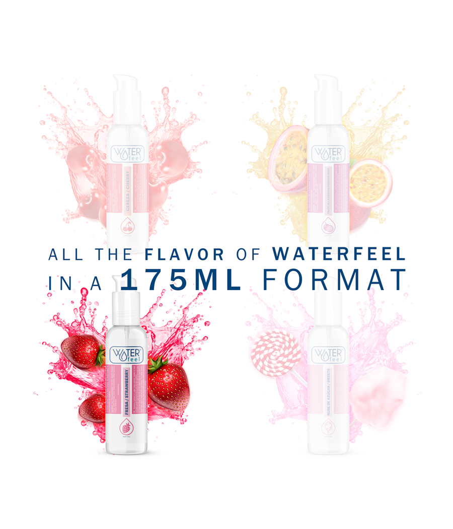 WATERFEEL - LUBRIFICANTE A BASE ACQUA DI FRAGOLA 175 ML