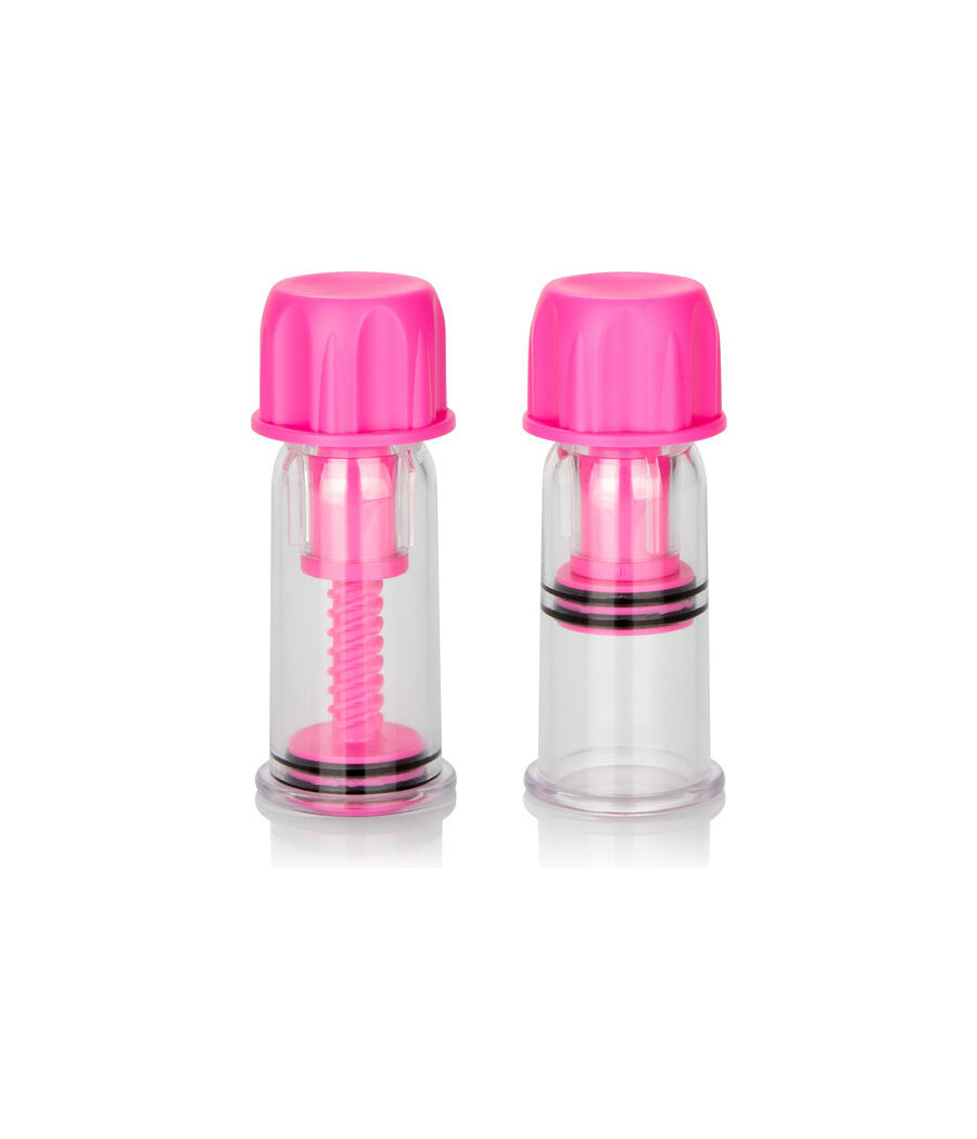 CALEXOTICS - VACCUM TWIST PINK NIPPLE SUCTION CUP