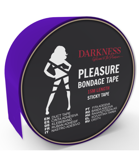 DARKNESS - FITA ADESIVA LILÁS BONDAGE 15M