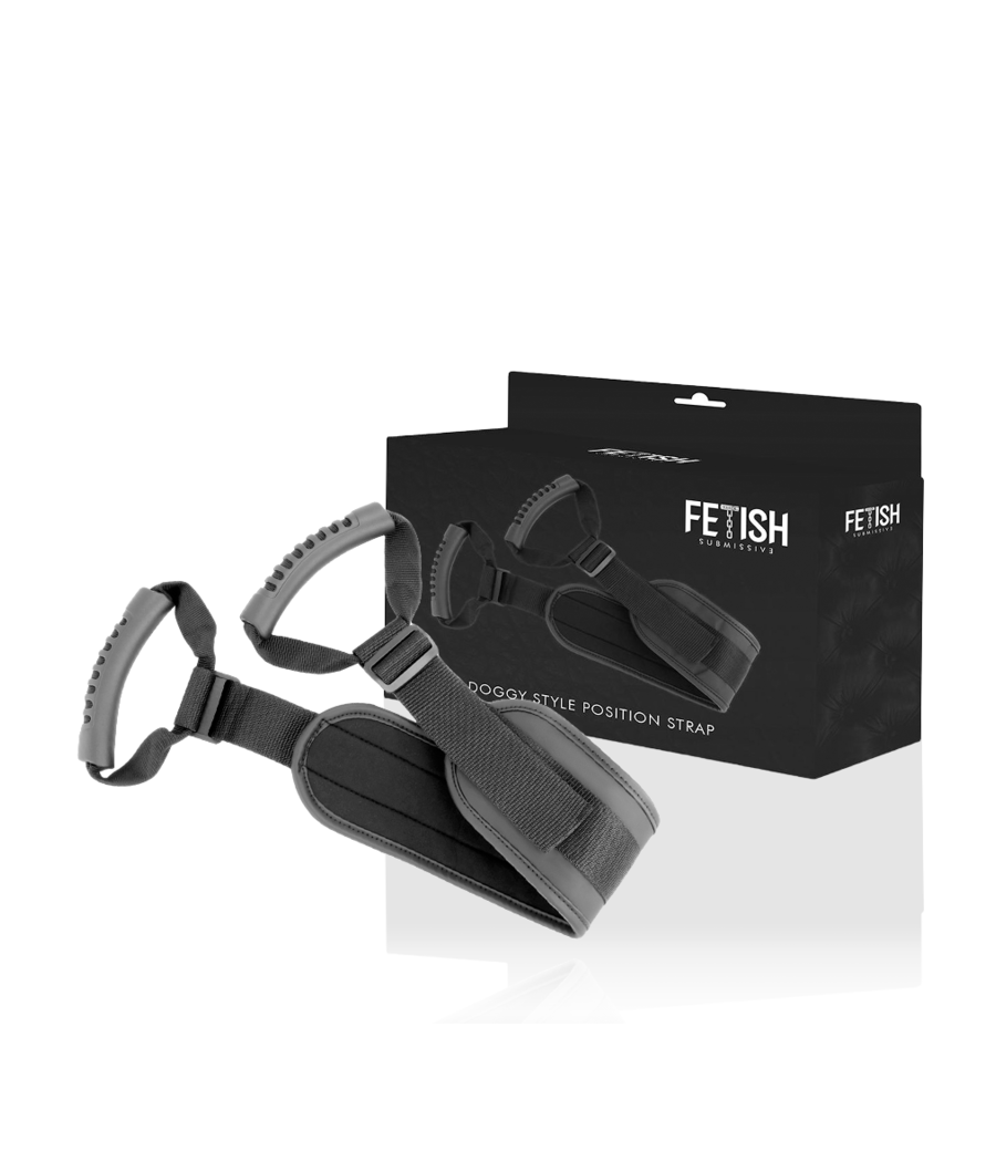 FETISH SUBMISSIVE - ARNÉS PARA HACERLO ESTILO PERRITO CON FORRO DE NEOPRENO