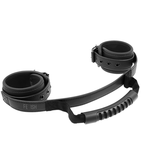 FETISH SUBMISSIVE - MANETTE CON FODERA IN NOPRENE E MANIGLIA