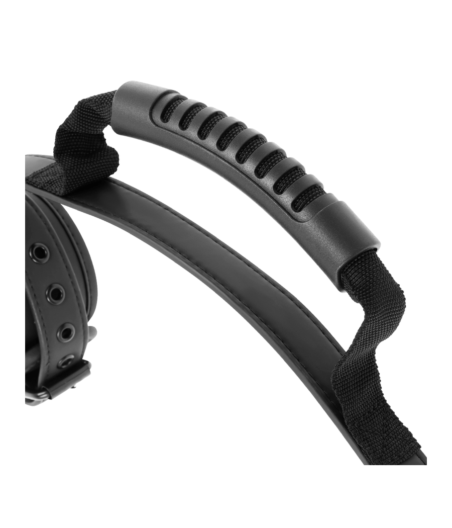 FETISH SUBMISSIVE - NOPRENE LINING HANDCUFFS WITH HANDLE