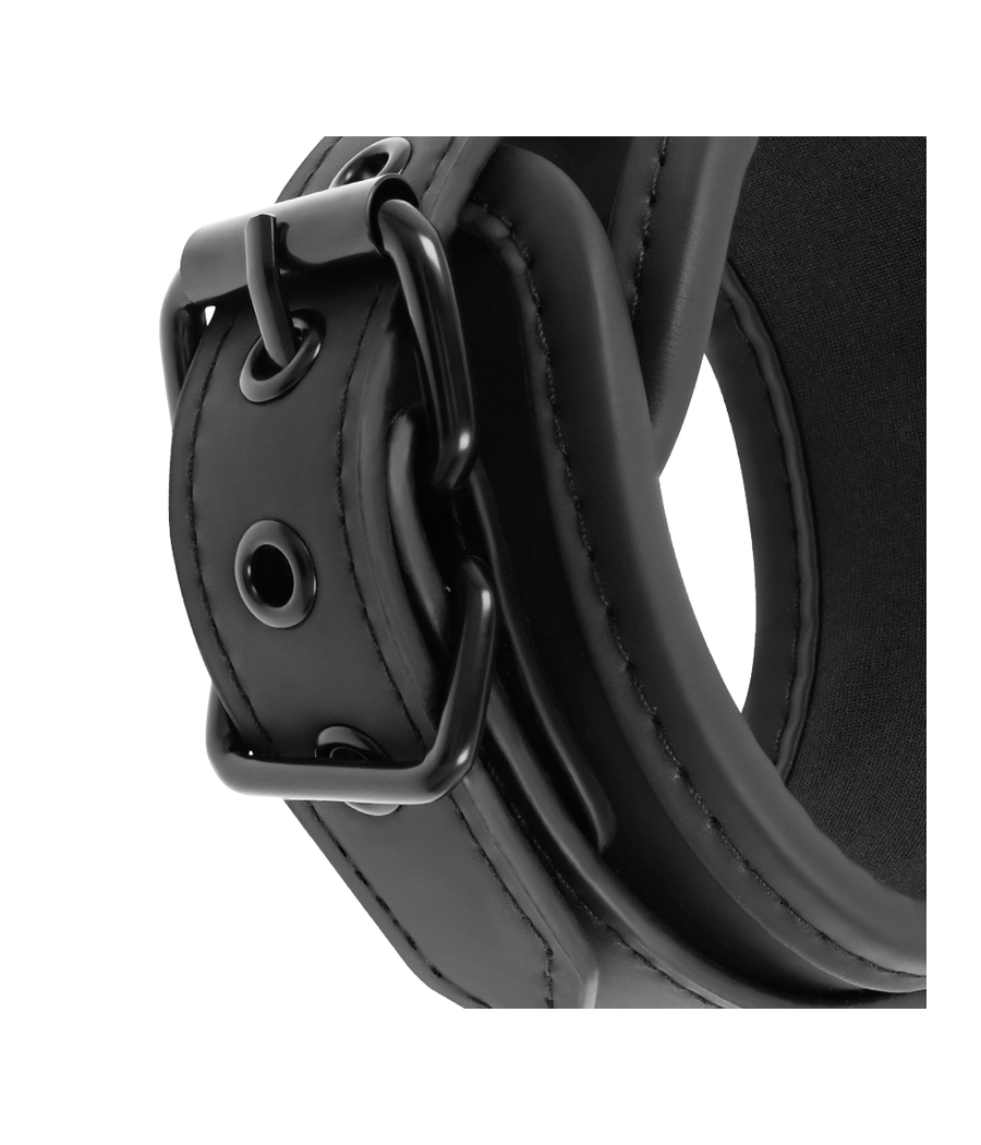 FETISH SUBMISSIVE - NOPRENE LINING HANDCUFFS WITH HANDLE