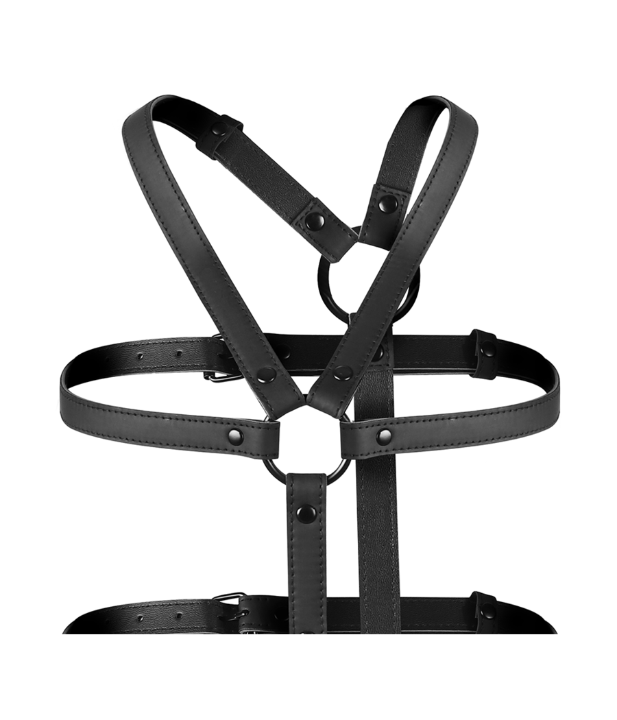 FETISH SUBMISSIVE BONDAGE - HARNAIS RÉGLABLE TORSE ET BRAS