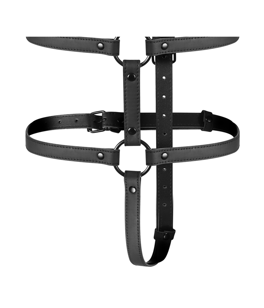 FETISH SUBMISSIVE BONDAGE - ARNÉS AJUSTABLE TORSO Y BRAZOS