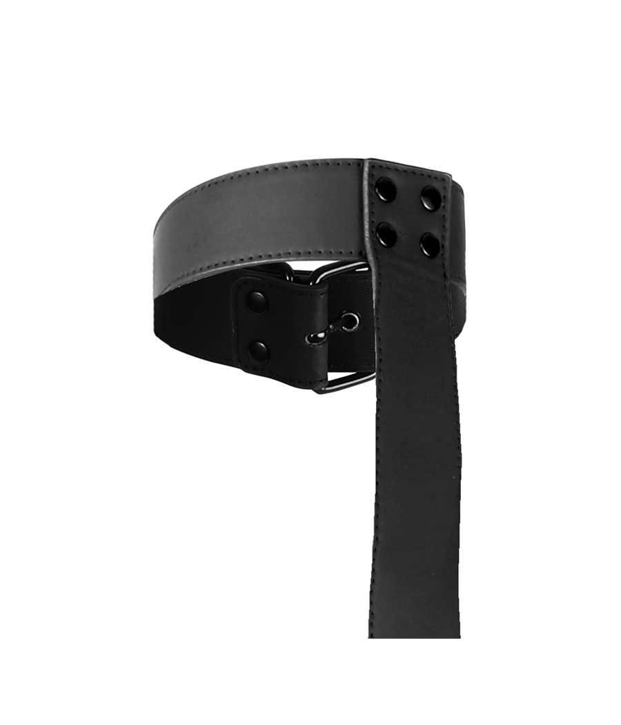 FETISH SUBMISSIVE BONDAGE - CONJUNTO DE SUJECIÓN PARA EL CUERPO DE CUELLO Y MUÑEQUERAS