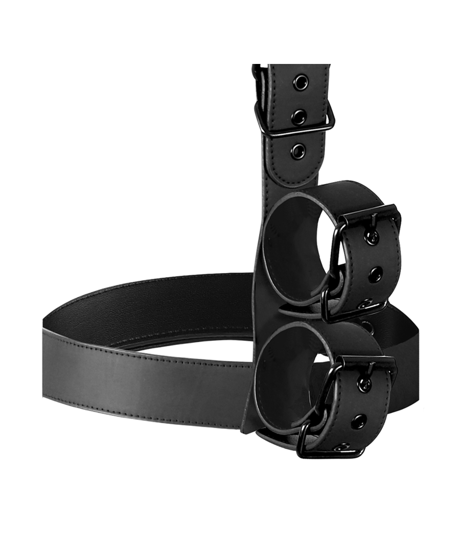 FETISH SUBMISSIVE BONDAGE - ENSEMBLE DE RETENUE CORPS COL ET POIGNETS