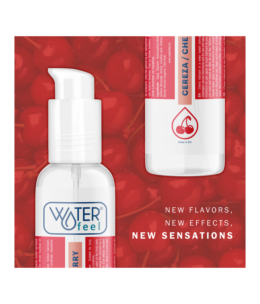 WATERFEEL - LUBRICANTE CEREZA 175 ML