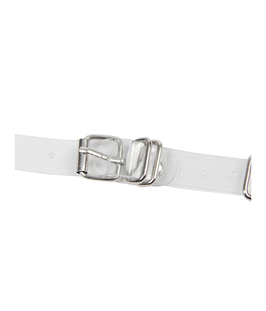 SUBBLIME - 953737 CHEST HARNESS WITH RINGS AND CHAINS SILVER ONE SIZE