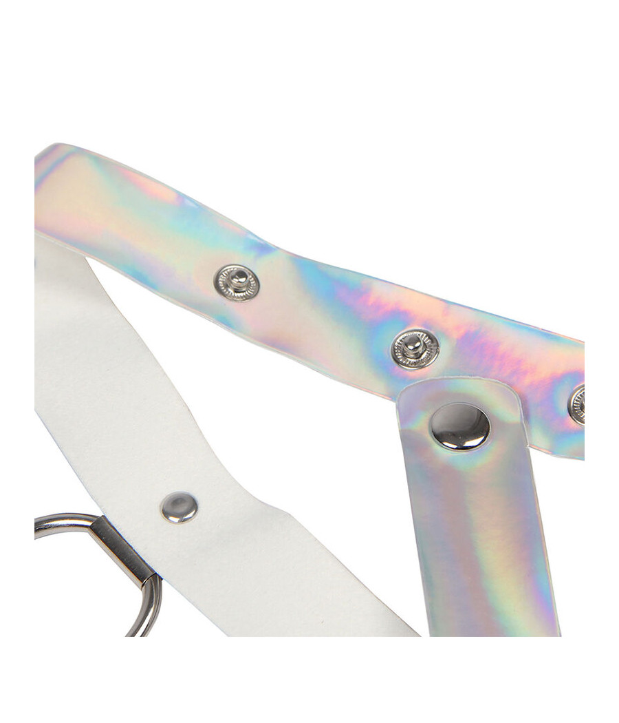 SUBBLIME - 953737 BRUSTGURT MIT RINGEN UND KETTEN SILBER EINE GRÖSSE