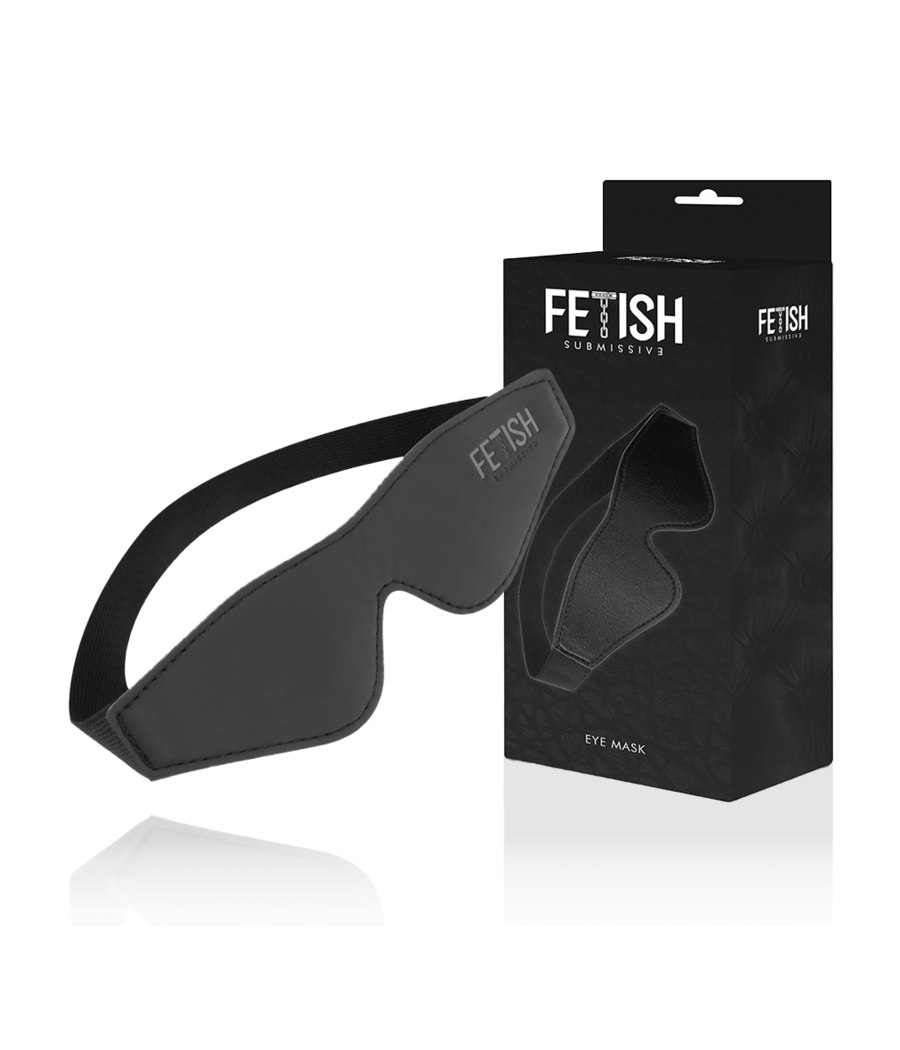 FETISH SUBMISSIVE - MSCARA DE COURO VEGANO COM FORRO DE NOPRENE