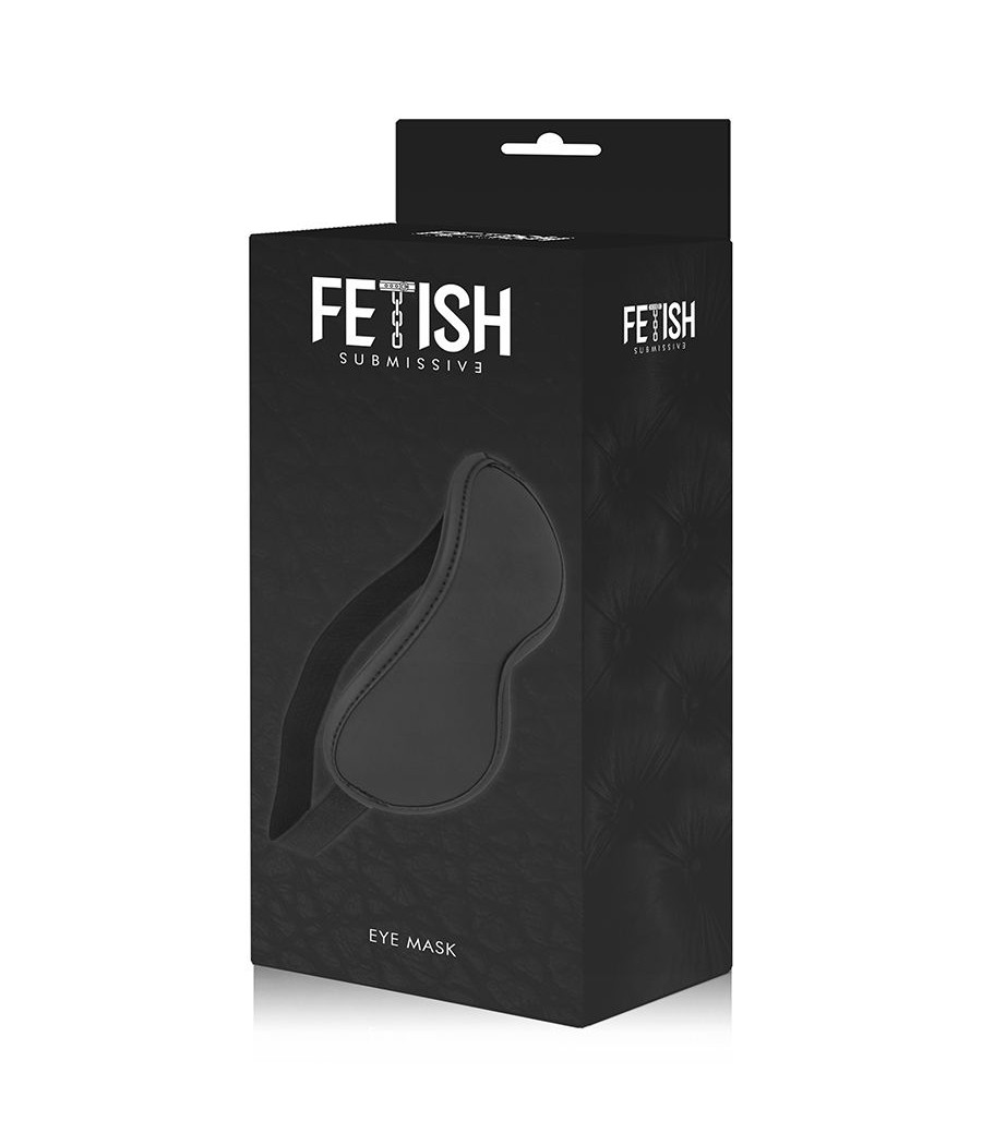 FETISH SUBMISSIVE - MASQUE EN CUIR VÉGAN II AVEC DOUBLURE EN NOPRÈNE