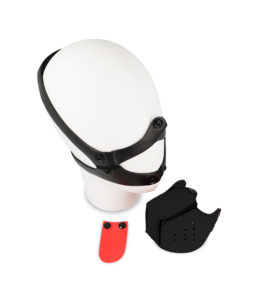 OHMAMA FETISH DOG MUZZLE - BLACK
