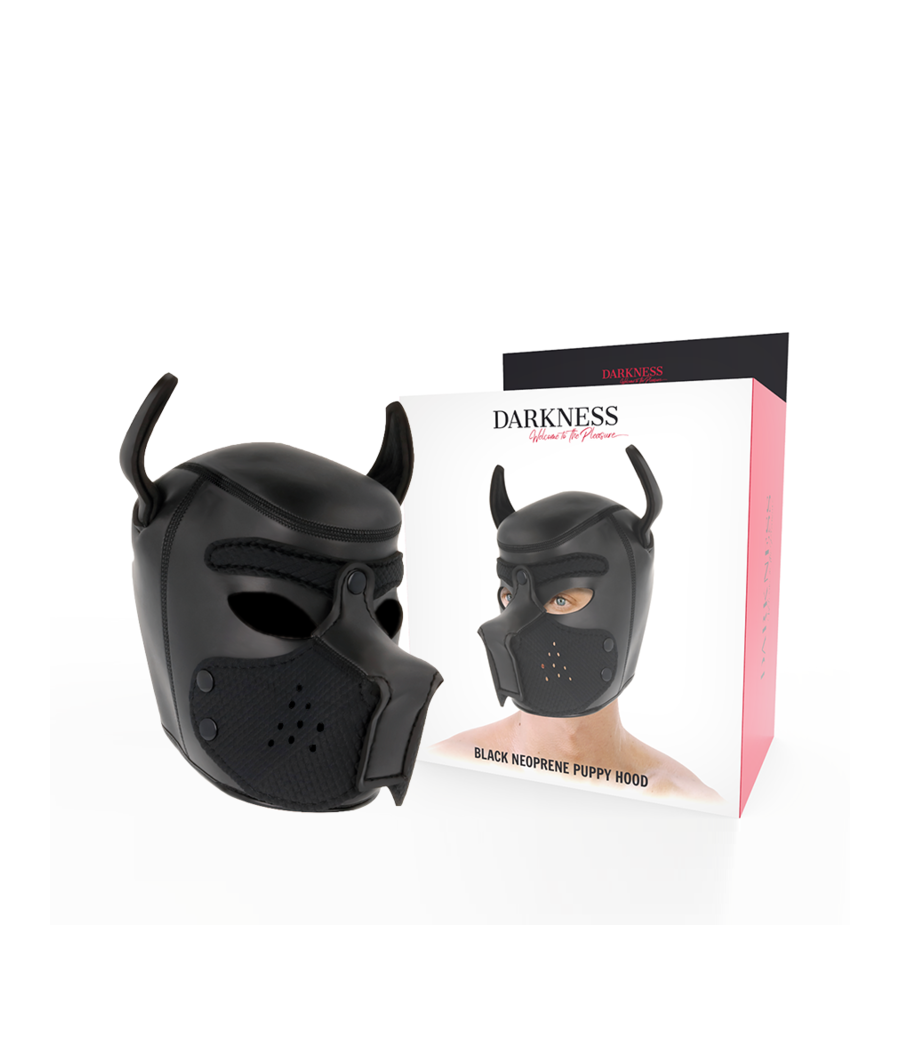 DARKNESS - MÁSCARA PERRO DE NEOPRENO CON HOCICO EXTRAÍBLE M
