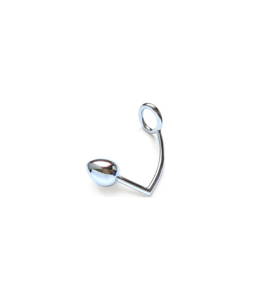 METAL HARD - RING WITH ANAL HOOK 40MM