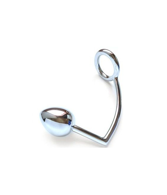 METAL HARD - RING WITH ANAL HOOK 45MM